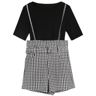 (Big size) quần yếm kèm belt