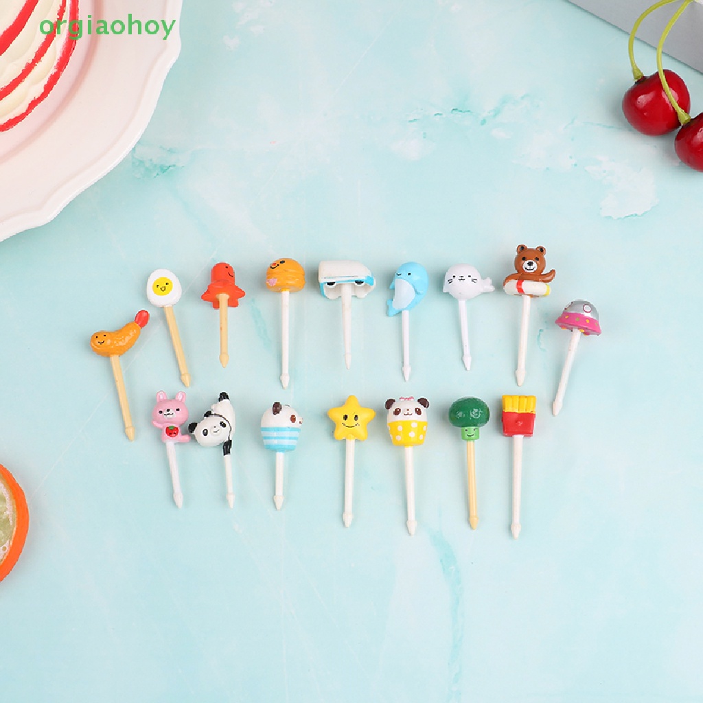 Bộ 5 Nĩa Ăn Trái Cây Hình Động Vật Xinh Xắn