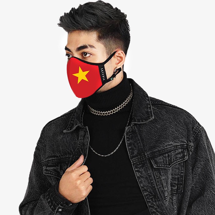 Khẩu trang thời trang cao cấp Soteria Vietnam’s Flag ST232 cờ đỏ sao vàng | BigBuy360 - bigbuy360.vn