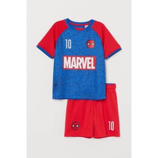 Bộ cộc thể thao spiderman H&M