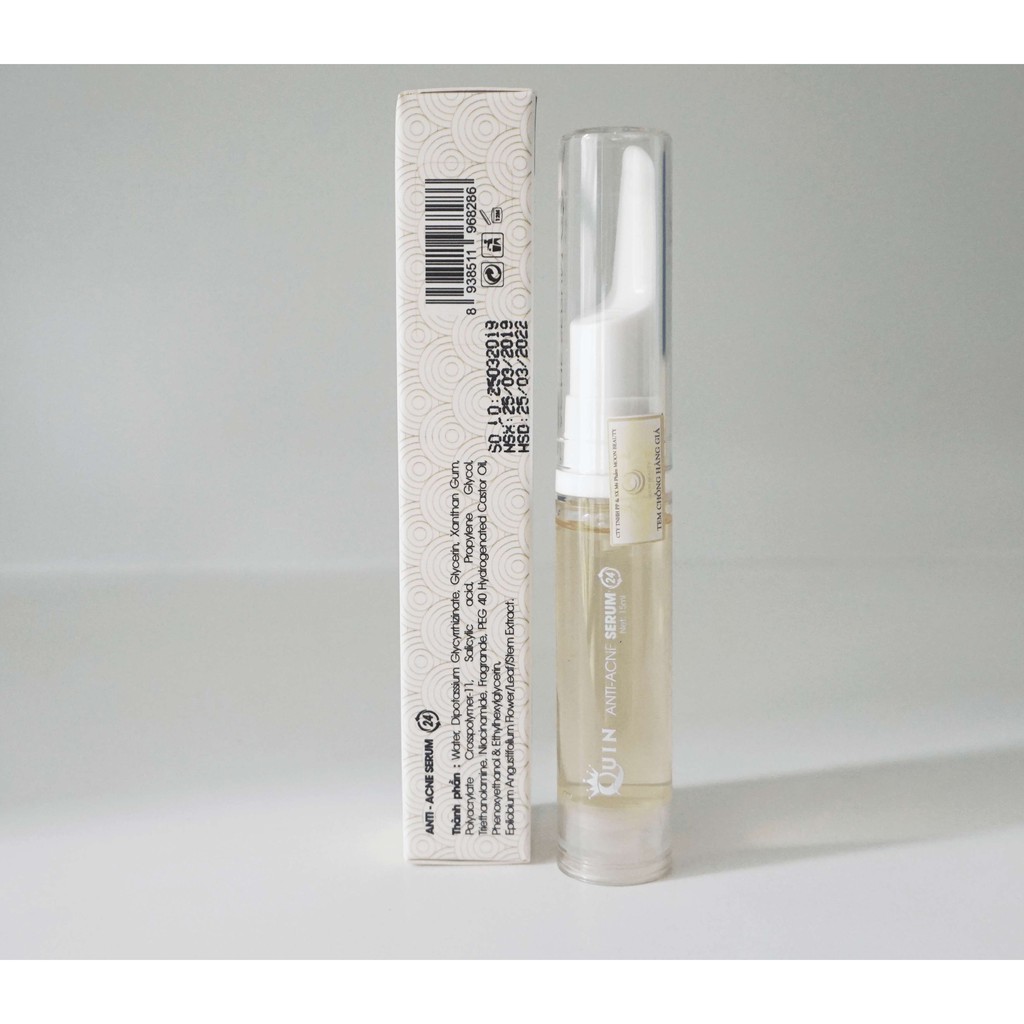 Hỗ trợ trị mụn siêu tốc - Bút Liễu Thảo QUIN - Anti Acne Serum [CHINSHOP]