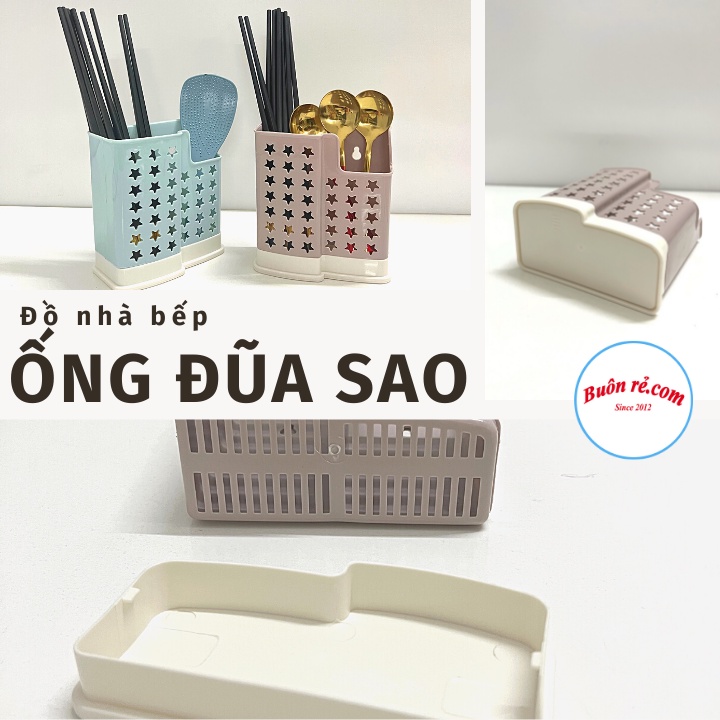 Ống đựng đũa, thìa hình sao Việt Nhật  - Hộp đựng đũa muỗng 2 ngăn để bàn tiện lợi Buôn Rẻ 01432