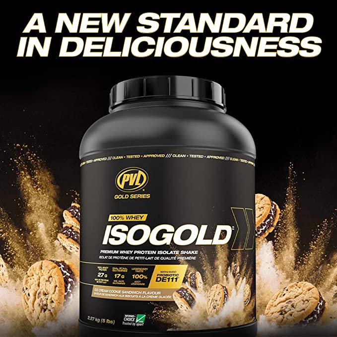 ISO GOLD PVL Cung Cấp 27gr Protein Siêu Tinh khiết PVL Iso Gold 5Lbs (2,3kg)