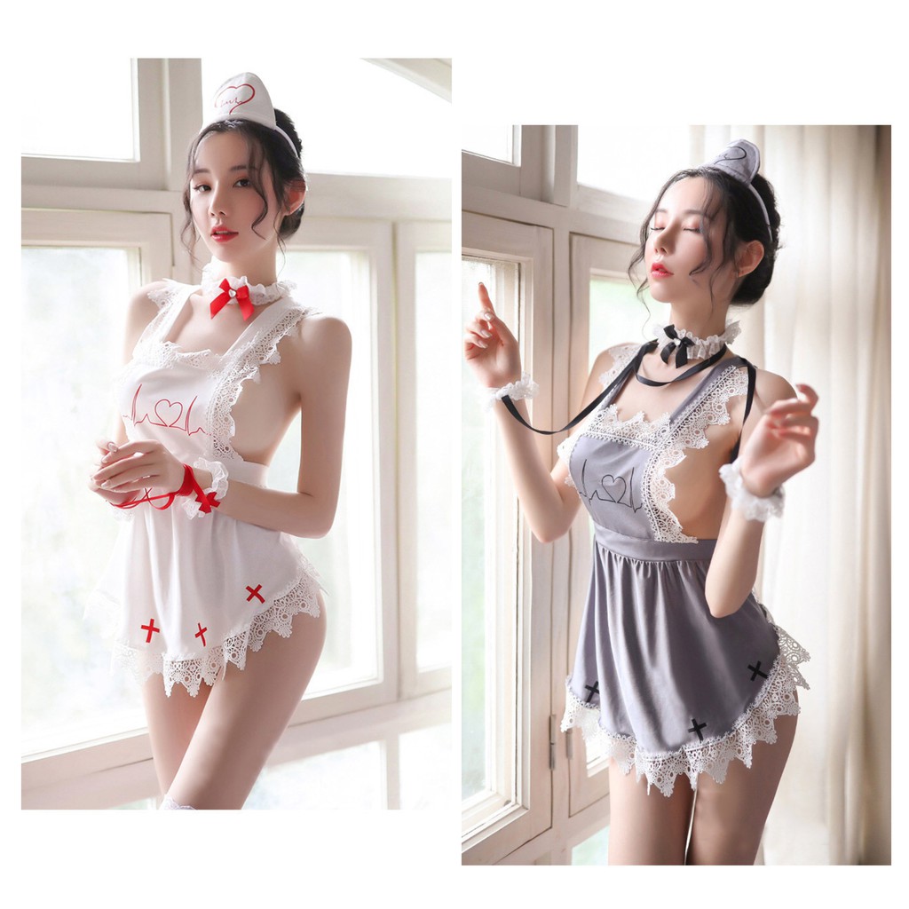 Set đồ ngủ cosplay Y tá siêu vip L365 | BigBuy360 - bigbuy360.vn
