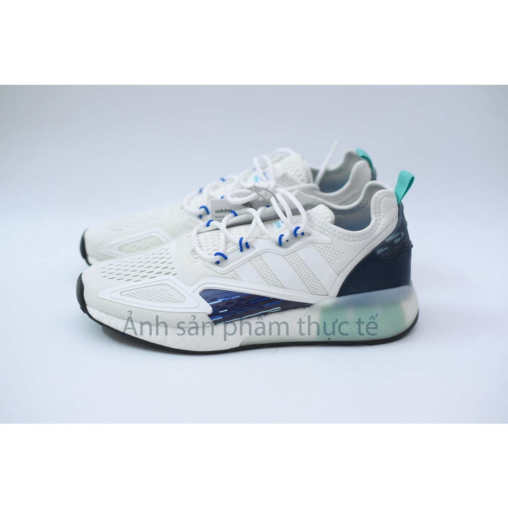 GIẦY THỂ THAO SNEAKER ADIDAS ZX 2K Boost Cloud White Collegiate Navy H05148 Size 42,6