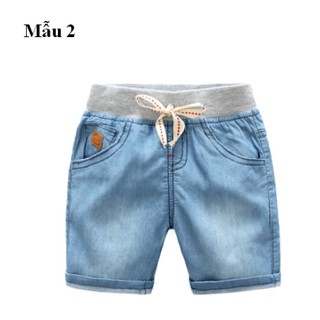 Quần short jeans bé trai đẹp