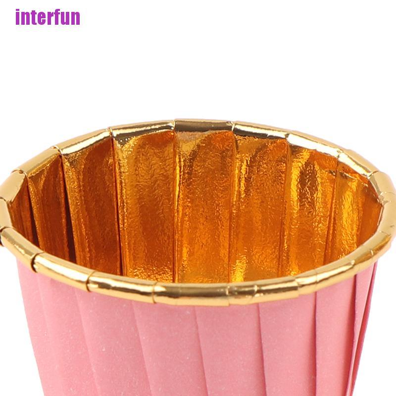 Set 50 cốc giấy đựng bánh cupcake tiện dụng