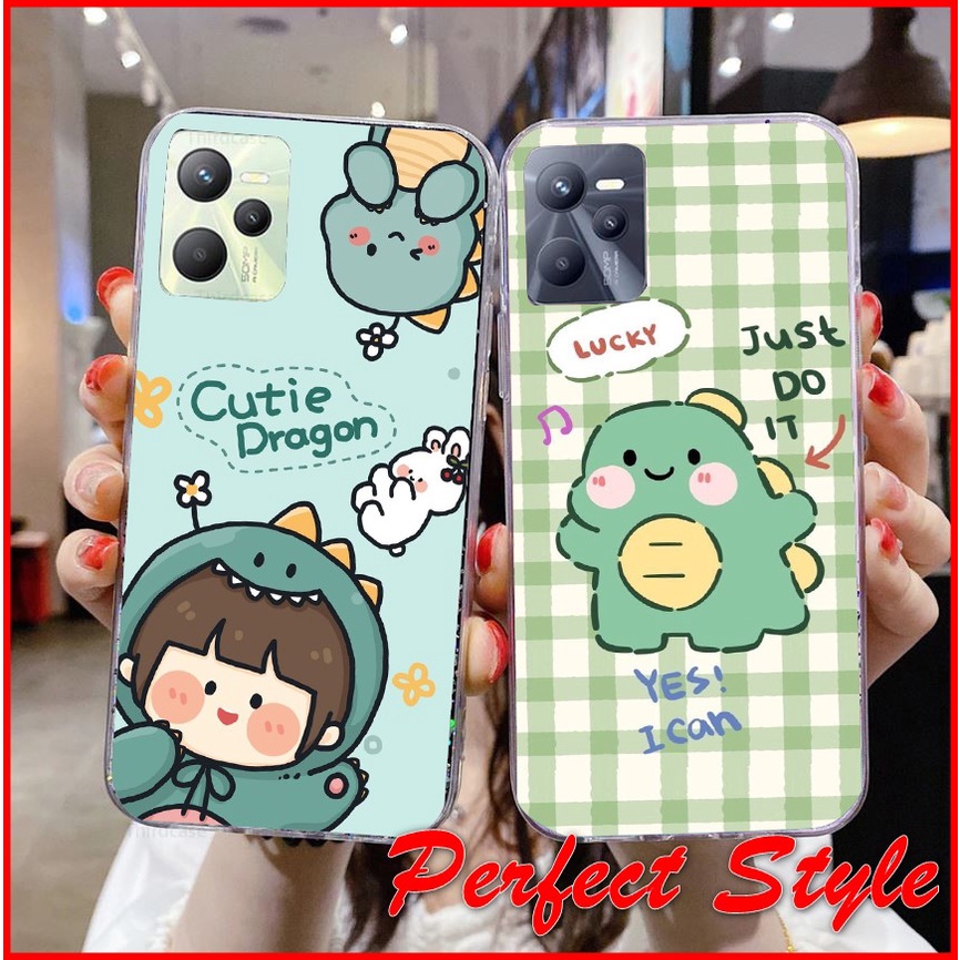 Ốp lưng in UV Khủng long Realme C33 C30 C30s C35 Nazro 50i Nazro 50A prime Realme 9 pro Q5 pro GT neo 2 Neo 3