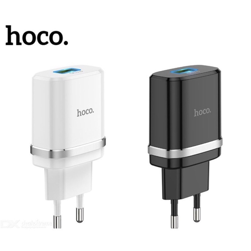 Cốc sạc nhanh Hoco C12Q Smart hỗ trợ QC3.0, công suất max 18W - sạc nhanh an toàn bảo vệ tối ưu máy của bạn