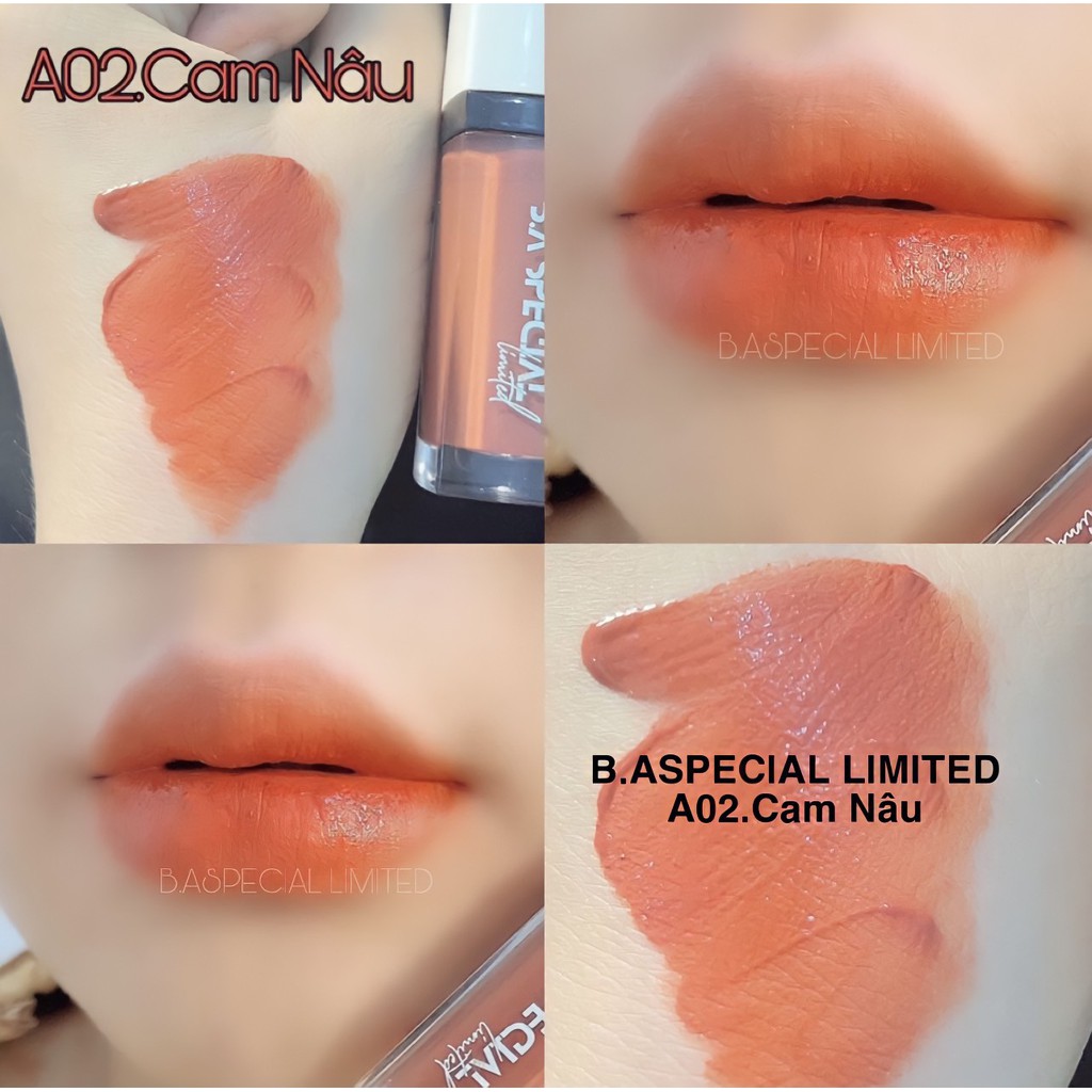 New New!  [A02 Cam Nâu] Son B.A Special Limited – Son Hữu Cơ Không Chì Siêu Lì – Màu Son Sáng Da Tươi Tắn Dễ Đánh | BigBuy360 - bigbuy360.vn