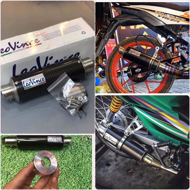 Pô Leovince, LeoVin cho Ex 150, winner, Wave, Dream, Cub, Ex 50 cc, 67, dream, Sirius, Jupiter, Siri