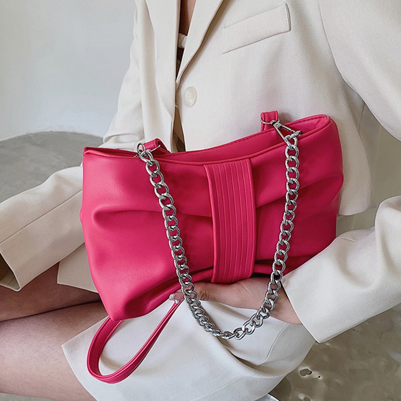 IELGY Túi Đeo Vai Có Dây Xích Kiểu Hàn Quốc Thời Trang Cho Nữ