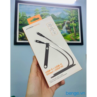  Cáp USB-C To USB-C 2m HyperJuice Data & Charging 10Gbps + 100W - HD-CBG601