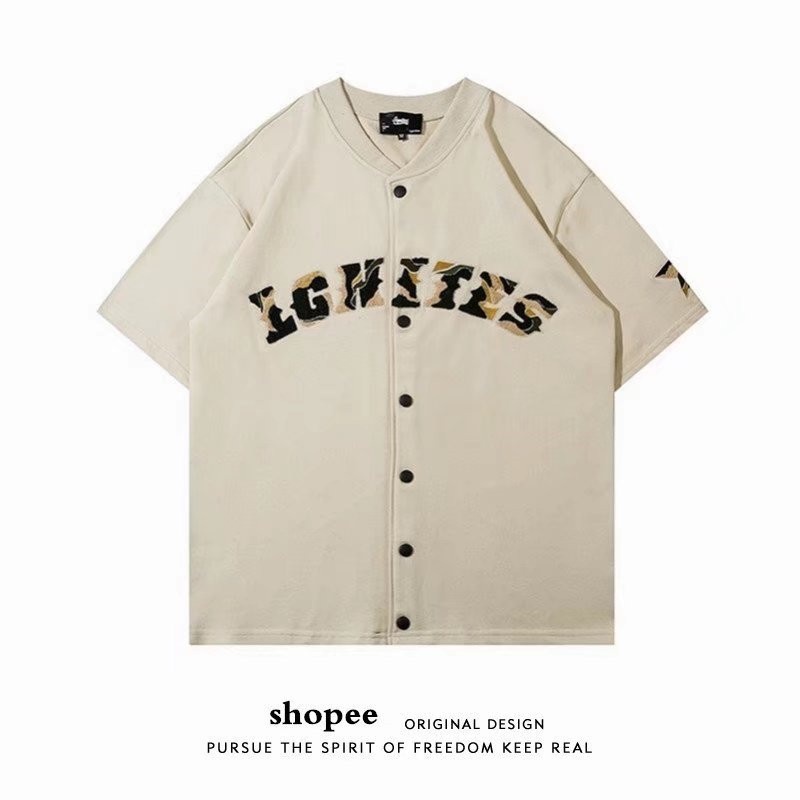 Áo Sơ Mi Tay Ngắn In Chữ Thời Trang Dành Cho Nam