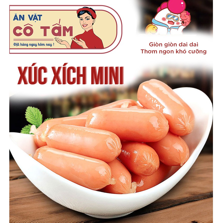 🔥Shop khuyên dùng🔥 XÚC XÍCH MINI xúc xích ngô hotdog mini ăn liền tiện lợi ăn vặt cay thơm ngon hàng nội địa uy tín