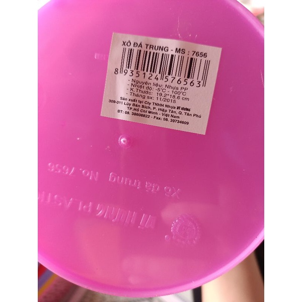 Xô đá nhựa Vĩ Hưng