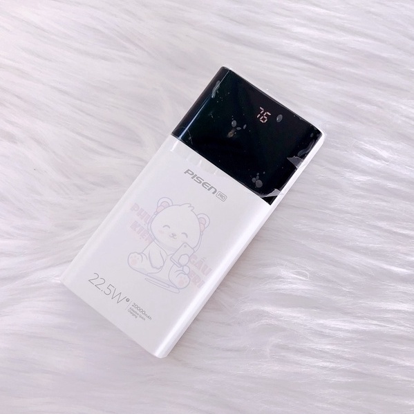 Pin sạc dự phòng Pisen LCD 20000mAh Chính Hãng - Có LED - Kèm ảnh thật