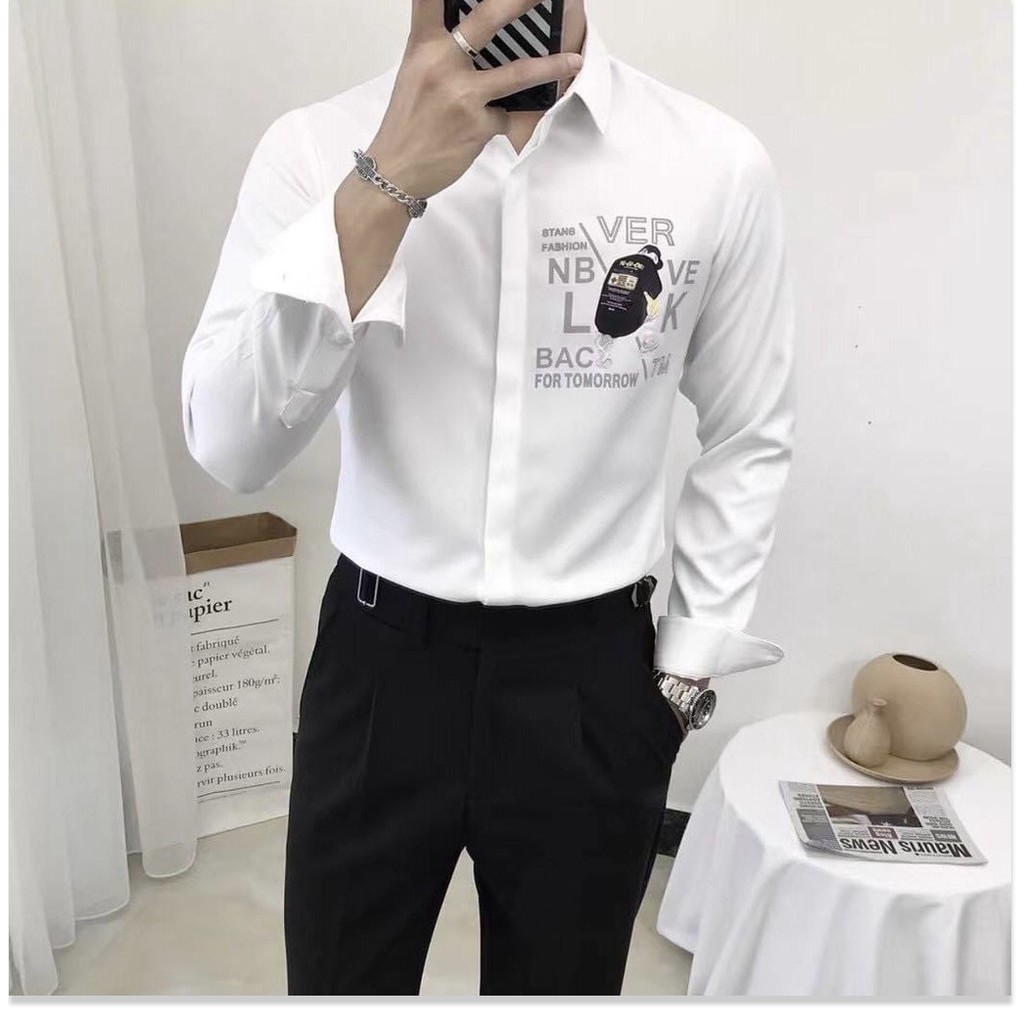 Sơ Mi Nam Cổ Bẻ Vải Mềm Mịn Thoáng Mát Mẫu Mới HP