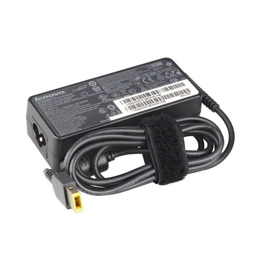 Sạc Laptop Lenovo 19V 2.25A Chân USB Vuông - Adapter kèm dây nguồn - Zin New