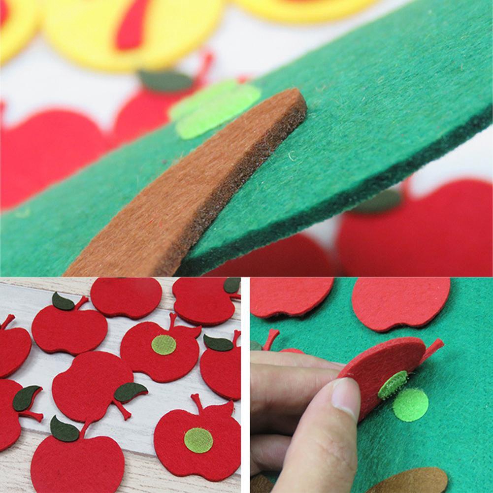 Đồ Chơi Giáo Dục Toán Học Bằng Vải Nỉ Cho Apple Trees #L9W8