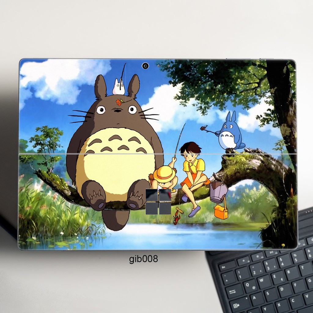 Skin dán hình Ghibli Studio cho Surface Go, Pro 2, Pro 3, Pro 4, Pro 5, Pro 6, Pro 7, Pro X