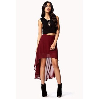 Chân váy boho high low F21 bigsize
