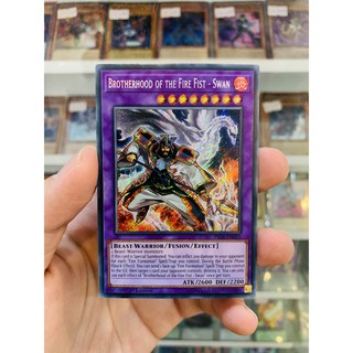 Thẻ Bài YugiOh! Mã FIGA-EN015 - Brotherhood of the Fire Fist - Swan - Secret Rare - 1st Edition