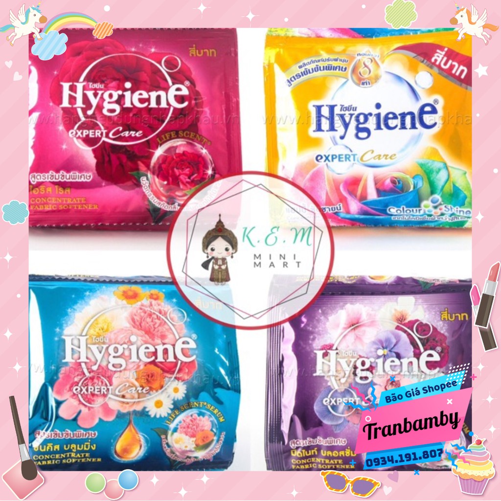 (12 gói/dây) NƯỚC XẢ VẢI HYGIENE SIÊU THƠM