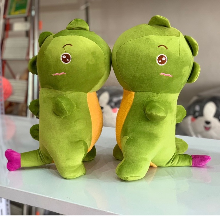 Thú Gấu Bông Khủng Long Đuôi Tim,Gối ôm quà tặng Siêu Mềm Êm Đẹp 45cm-Khangstore.vn
