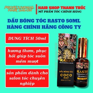 DẦU BÓNG TÓC RASTO, TINH DẦU DƯỠNG TÓC COCO RASTO 50ML