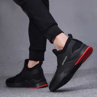 Giày Sneaker nam full đen lịch lãm 132