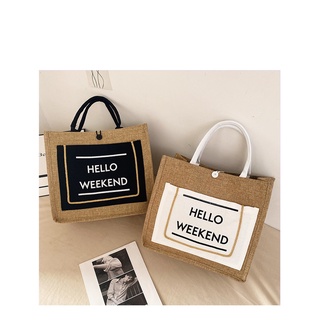 Túi Cói Hello Weekend, Túi cói đi biển
