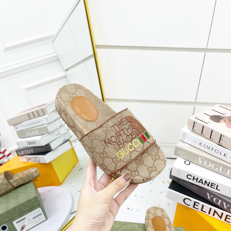 Dép gc quai ngang hoạ tiết fullbox