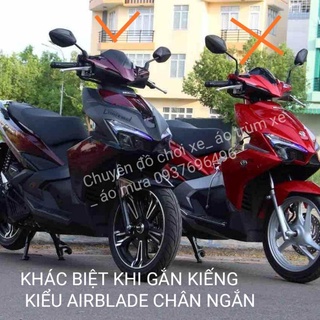 KIẾNG KIỂU AIRBLADE CHÂN NGẮN VỎ CARBON GẮN CHO MỌI LOẠI XE