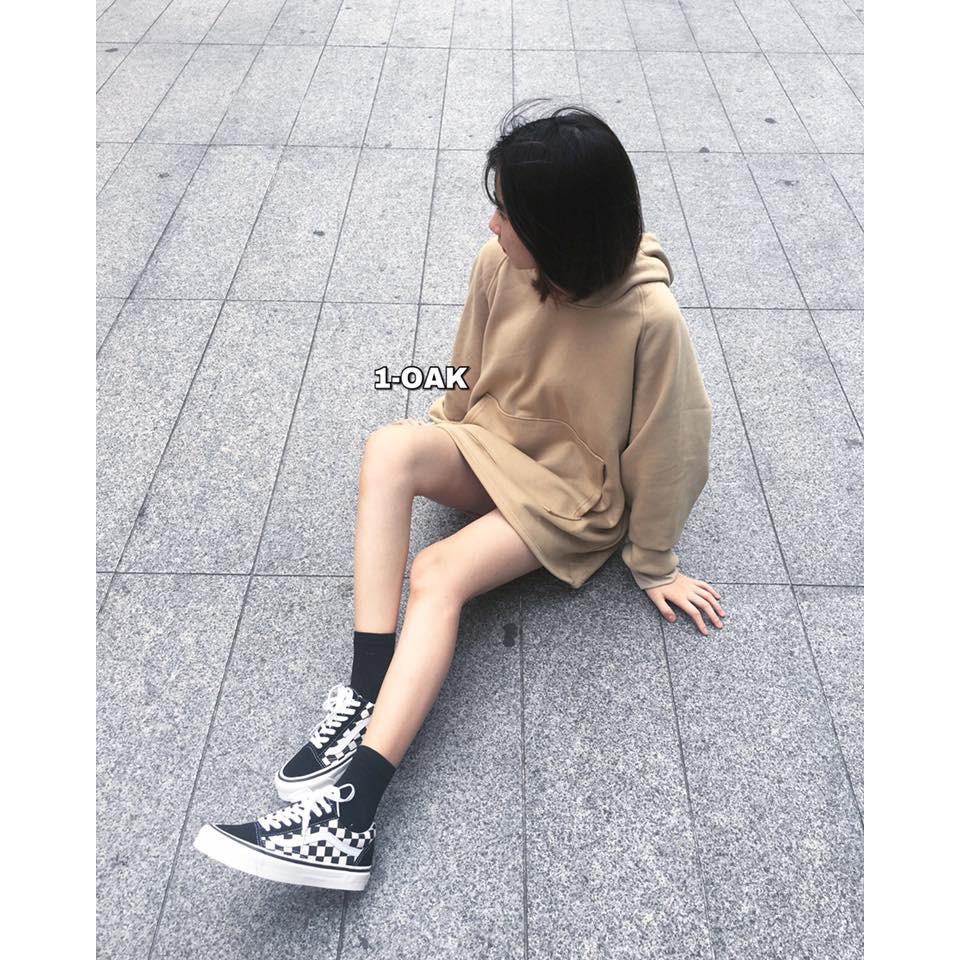 Áo hoodie trơn nỉ dày basic hoodie unisex | WebRaoVat - webraovat.net.vn