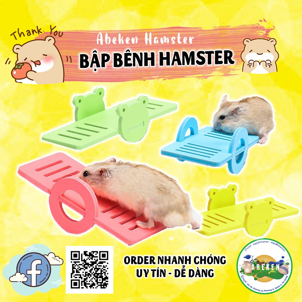 Bập bênh màu sắc dành cho Hamster (màu ngẫu nhiên)