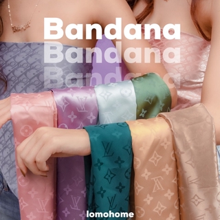 Khăn Lụa BANDANA đội đầu, quấn áo 90x90cm