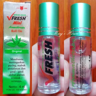 Dầu lăn tinh dầu thảo mộc VFRESH (4ml)