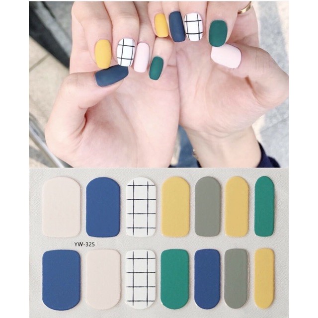 Set dán móng tay nails dán nghệ thuật nhiều màu  MAXSHOP ĐỘC   Maxshop Độc