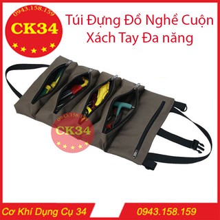Túi Đựng Đồ Nghề Cuộn Gập Xách Tay Đa Năng Hàng Chất Lượng cao. Túi đựng đồ nghề cơ khí cho bác thợ chuyên nghiệp