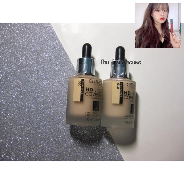 Kem nền Catrice HD Liquid Coverage 30ml Đức