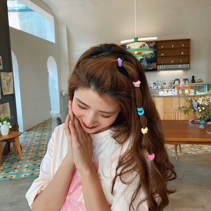 Dây Buộc Tóc Màu Macaron Xinh Xắn Cho Bé Gái
