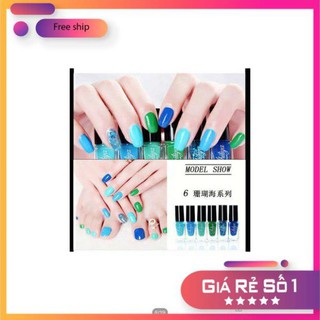 Combo 6 lọ nước sơn móng tay QN
