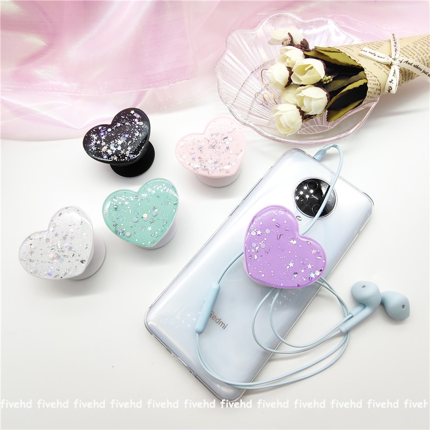 Giá Đỡ Điện Thoại Hình Trái Tim Xinh Xắn