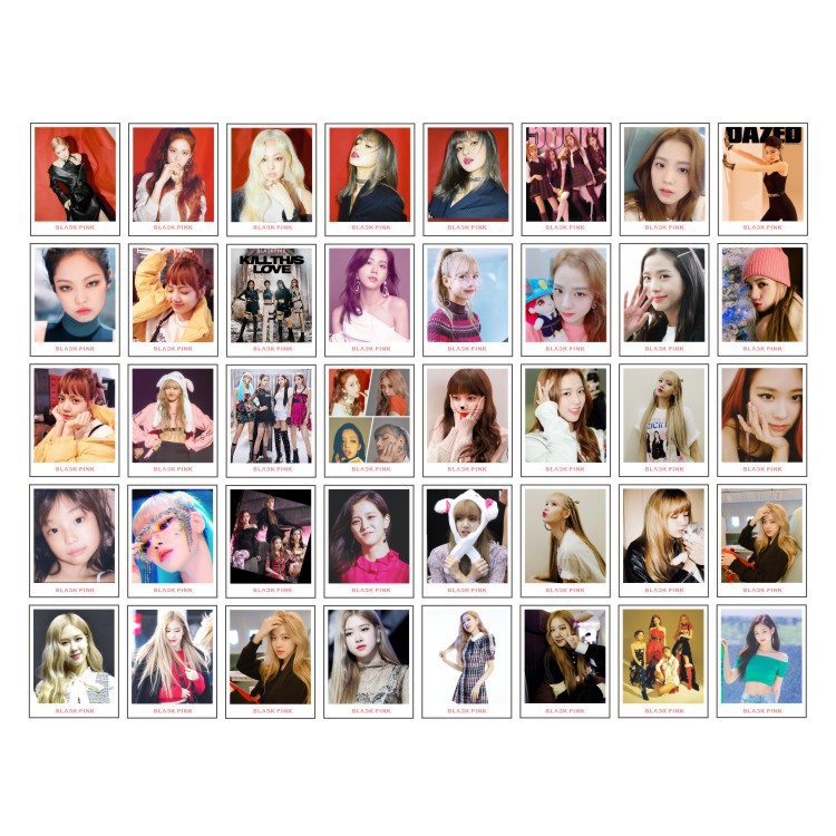 (không hộp) Bộ Lomo Blackpink 30 ảnh tấm thẻ hình nhóm nhạc idol Hàn quốc
