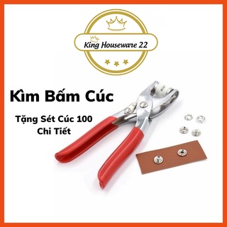 bộ kìm bấm cúc vành, cúc sắt, dụng cụ bấm khuy áo tiện dụng cho mọi nhà