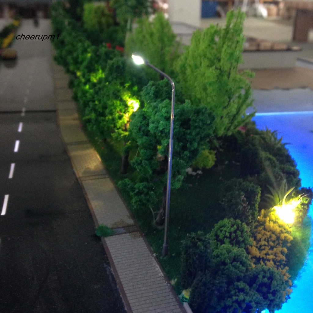 10 Mô Hình Đèn Đường Mini Tỉ Lệ 1: 75 Trang Trí