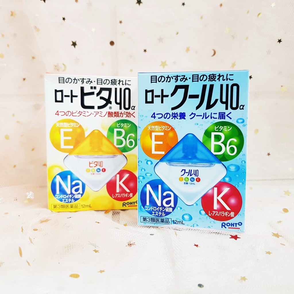 Nhỏ Mắt Rohto Vita 40 Bổ Sung Vitamin 12ml hàng Nhật Nội Địa Chính Hãng
