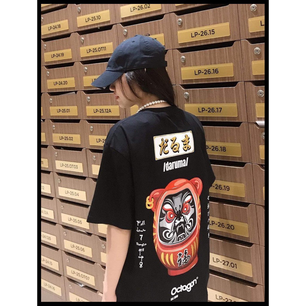 [Áo thun tay lỡ form rộng Unisex] DARUMA - by Octagon