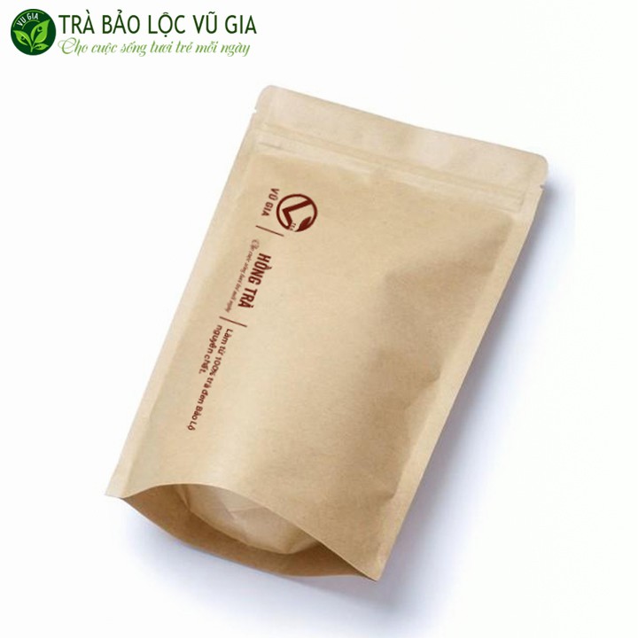 Hồng Trà ( Trà Đen) Nguyên Chất Bảo Lộc Vũ Gia (100gr/túi) - Đã được kiểm nghiệm y tế